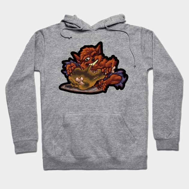 ToonWolf Hoodie by ShifflettArt Studios